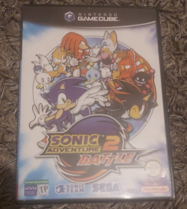 Sonic 2+cartão de memória original game cube.