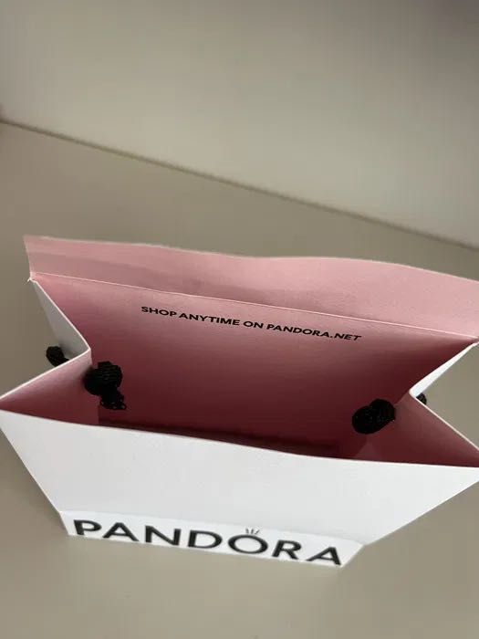 Pandora zestaw 2szt mała papierowa torebka zakupowa prezentowa koperta
