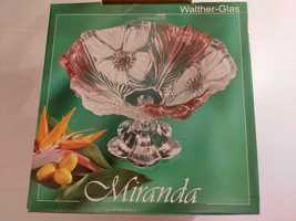 Patera szklana różana Miranda Walher-Glas