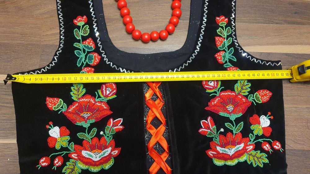 Gorset góralski - rękodzieło