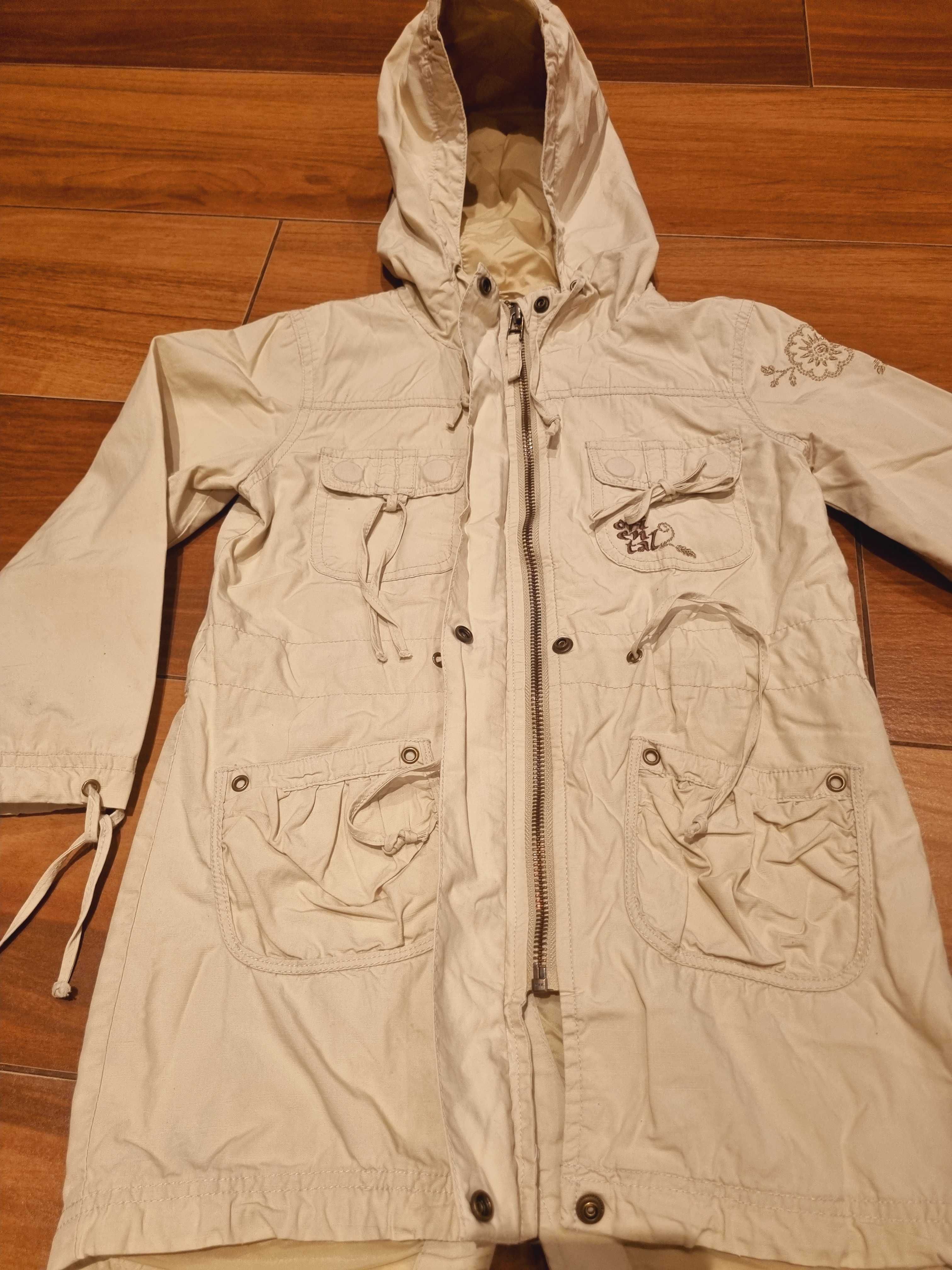 Kurtka R 116 RESERVED parka przejściowa płaszczyk kaptur