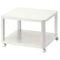 Ikea TINGBY
Stolik na kółkach, biały, 64x64 cm