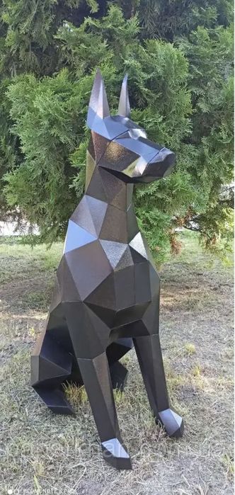 собака из картона, 1м высота