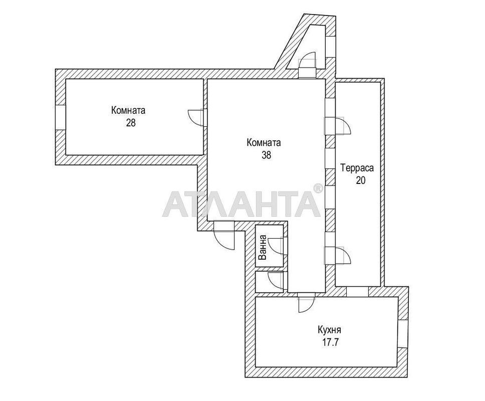 Квартира 106м2 с террасой возле Горсада, Центр