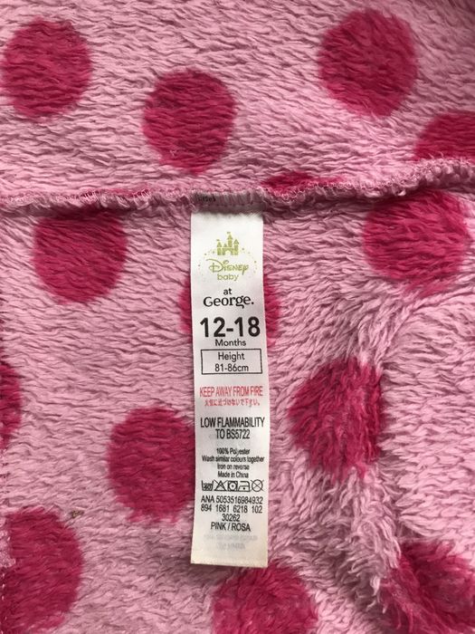 Теплий халат для дівчинки Minni George