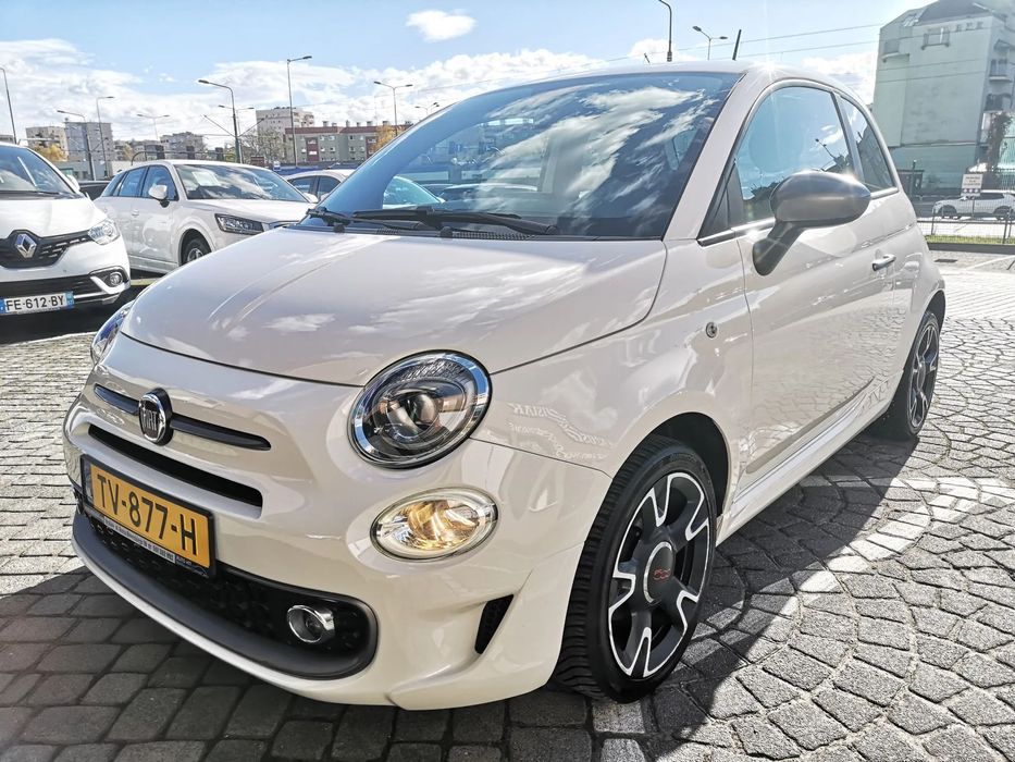 Fiat 500 1.2 MPI 70KM Sport Automat II Właściciel Lakier satynowy Skóra