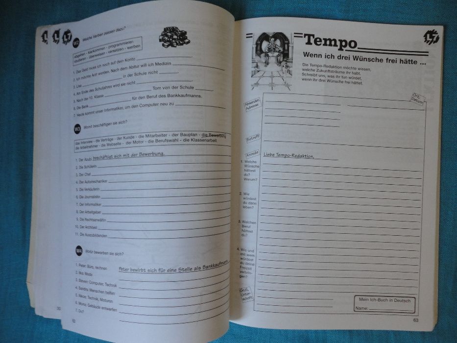 Das neue Deutschmobil 3 (Lehrbuch + Arbeitsbuch) + CD