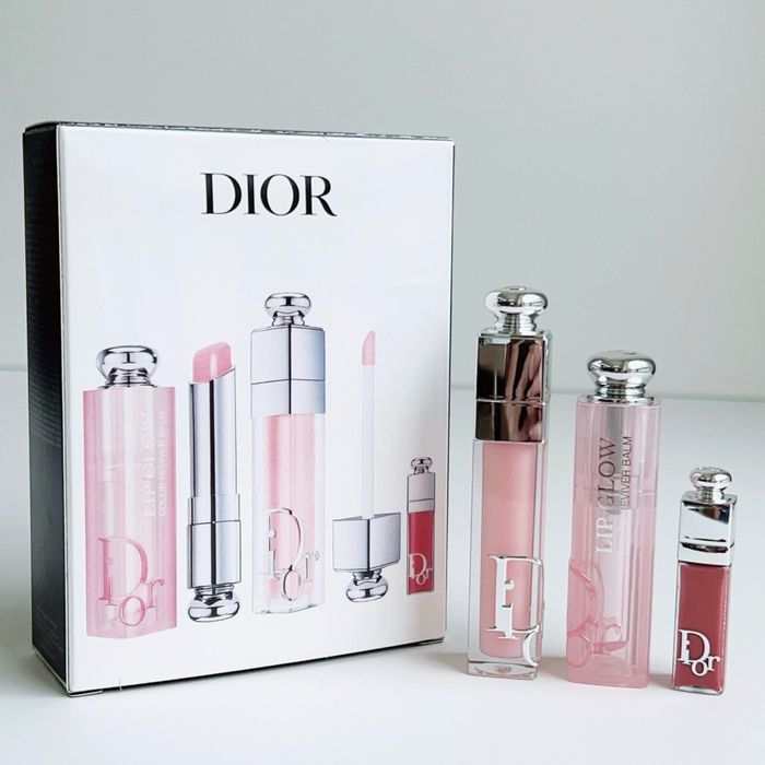 Набір для губ Dior Addict Natural Glow set  Dior бальзам блиск