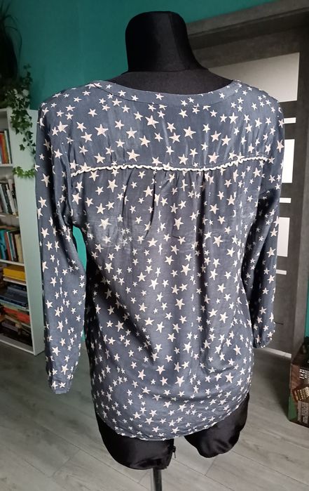 Bluzka Indie silk haft Boho Hippie art okazja