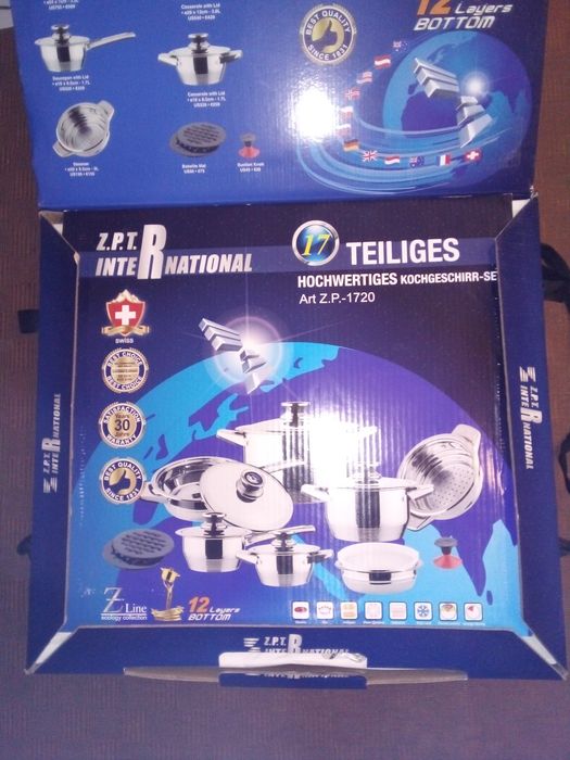 Набір посуду нержавійка Z.P.T.inteRnational