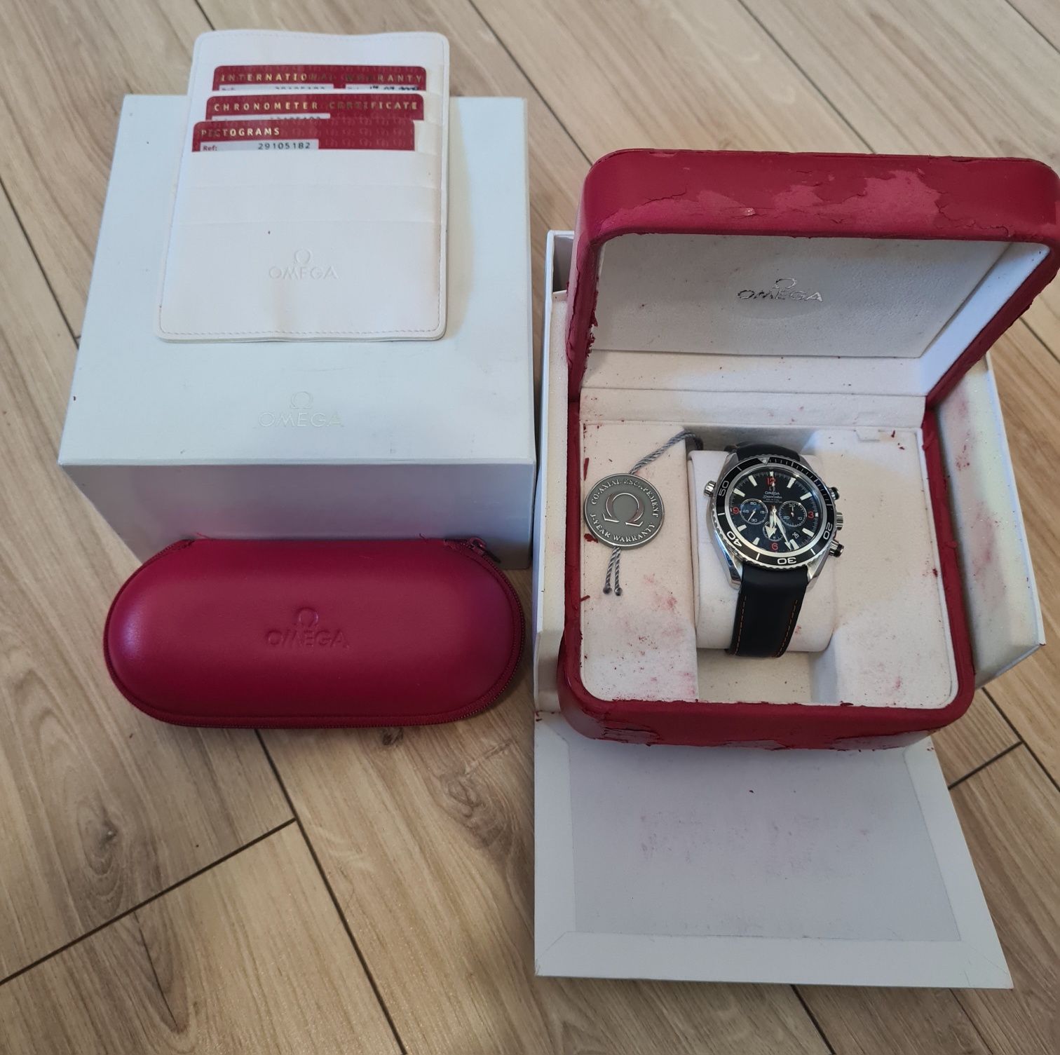 Omega seamaster planet ocean chrono 600m full set