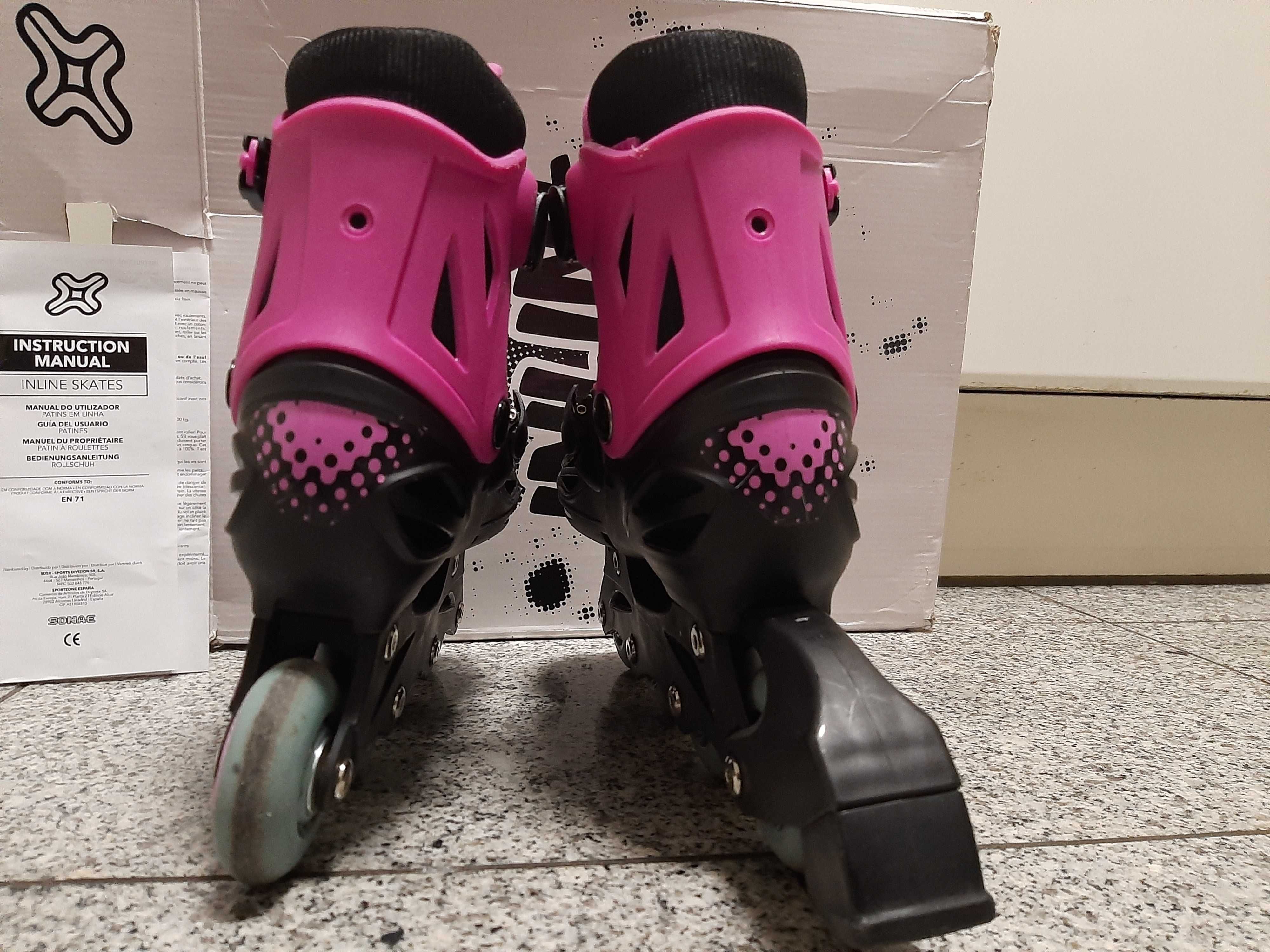 Patins em linha menina