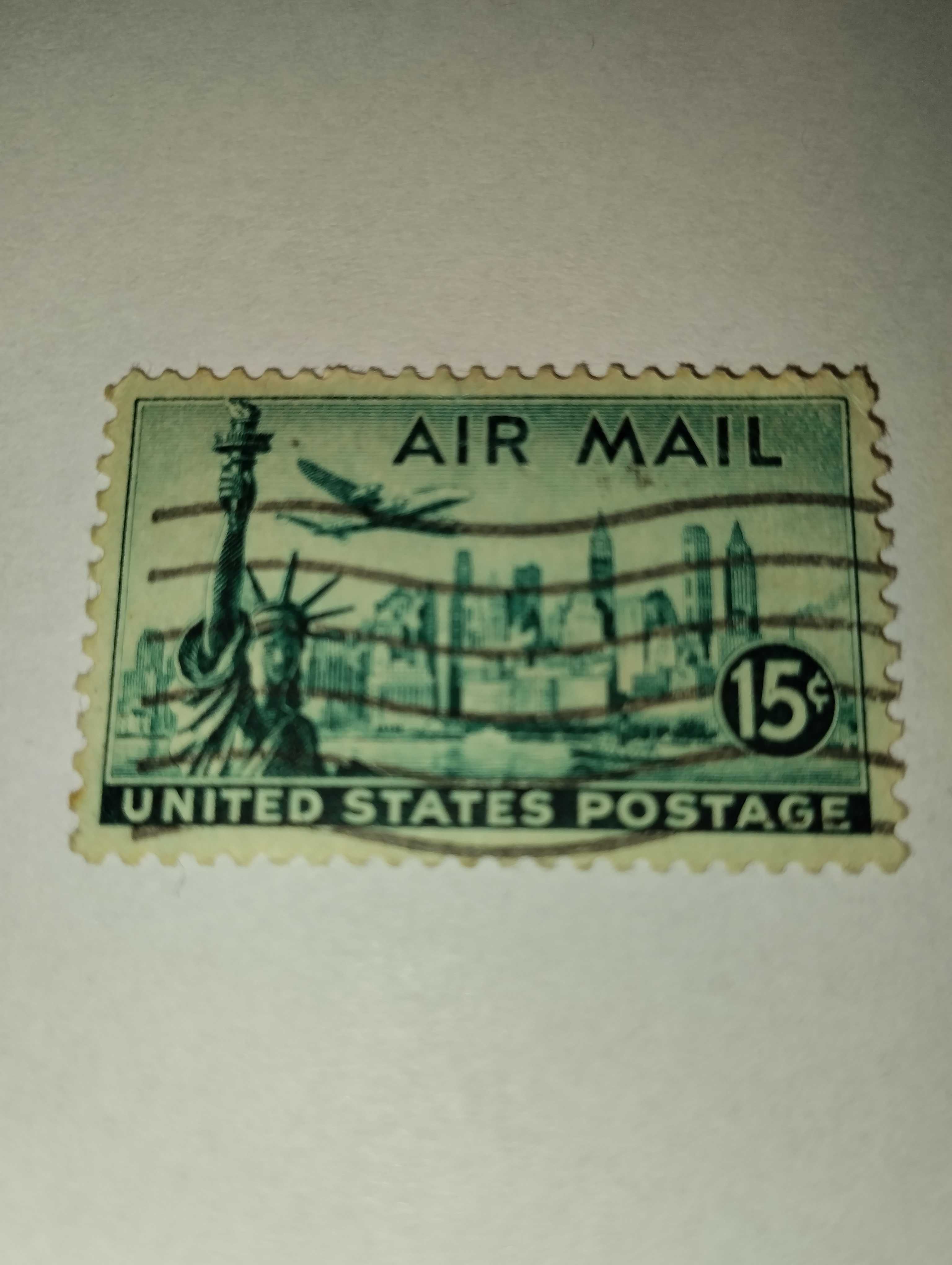 Znaczek pocztowy USA Airmail 15 c.