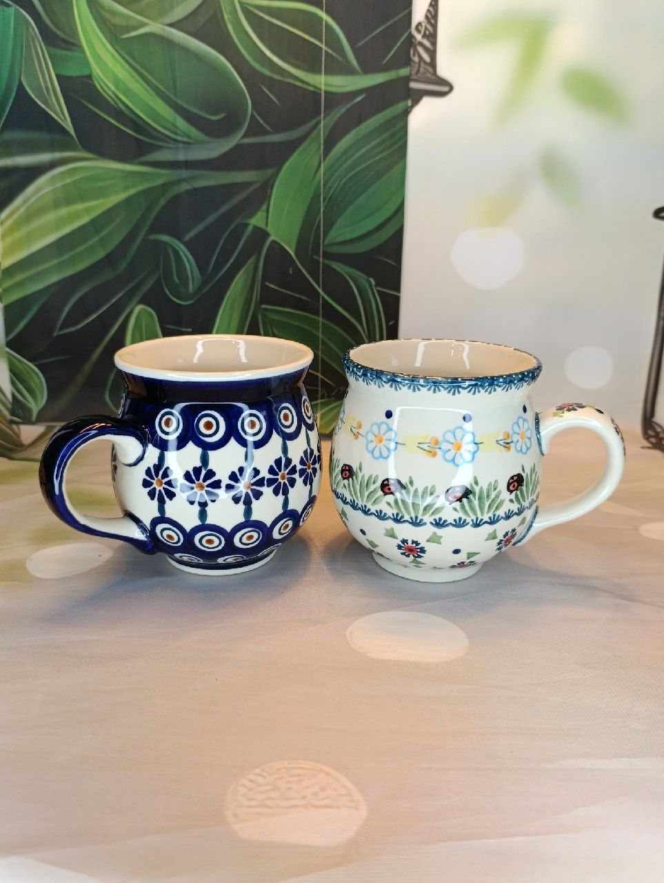 Bolesławiec Kubek ceramiczny czeski 500 ml dwupak ceramika Bolesławiec