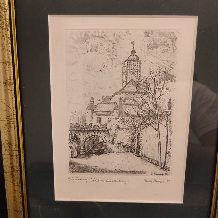 Obraz oryginalny Franz Knapp Schloss Schallaburg