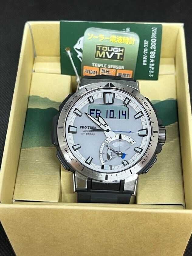 Casio  PRW-70-7JF Pгotrek + Рыбалка + Серфинг Новыe! Оригинал!
