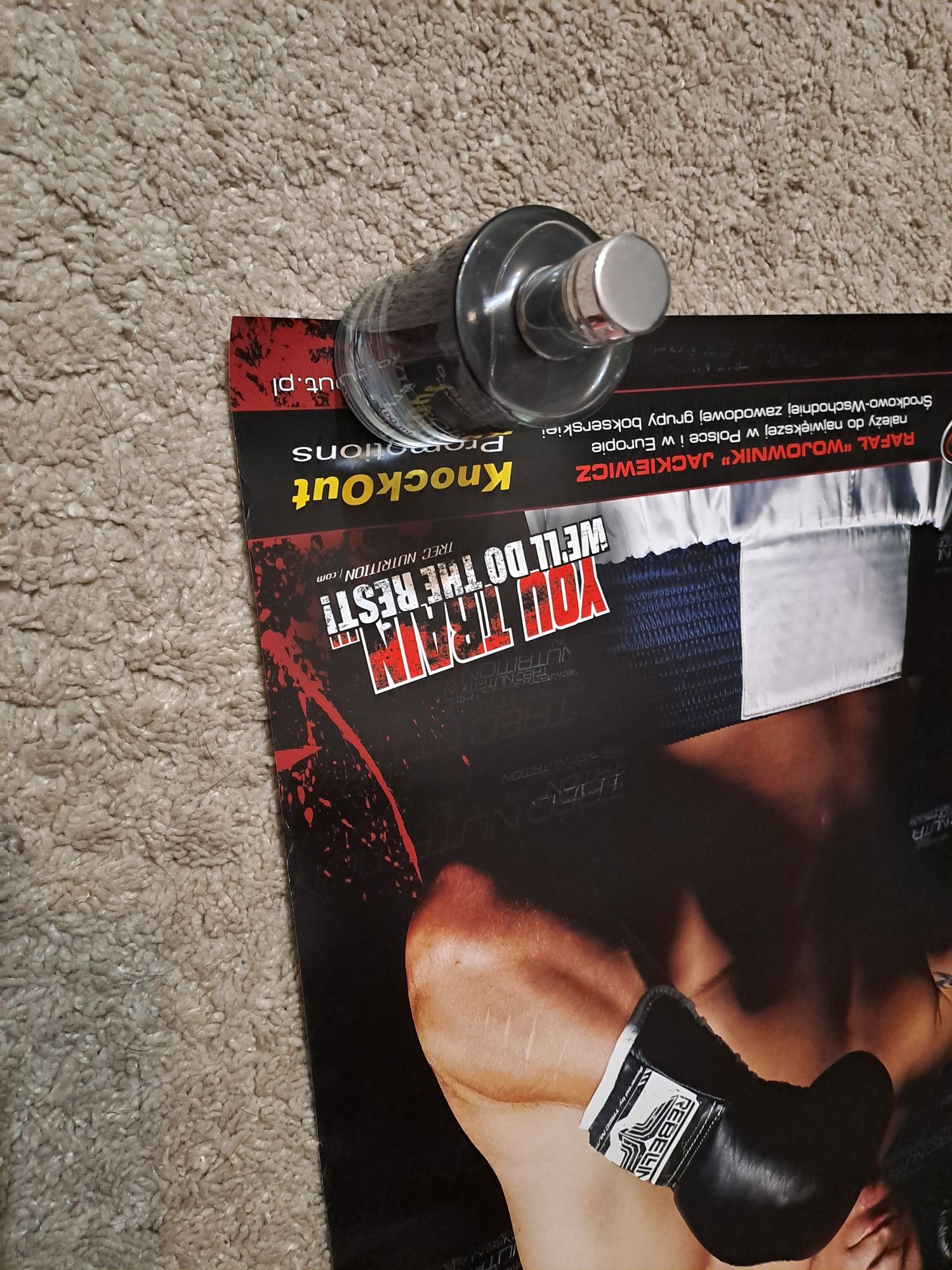 Plakat Boxer Box Rafał Wojownik Jackiewicz kolekcjonerskie