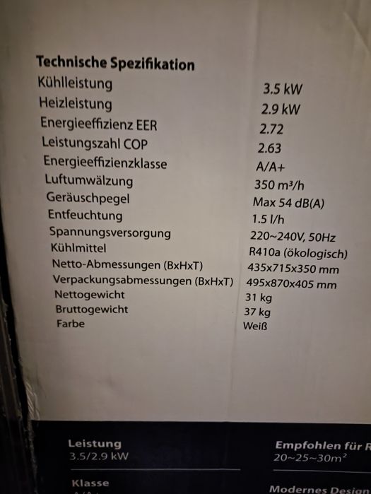 Klimatyzacja przenośna