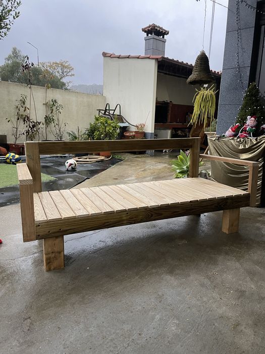 Sofa exterior resistente (à espera de almofadas)