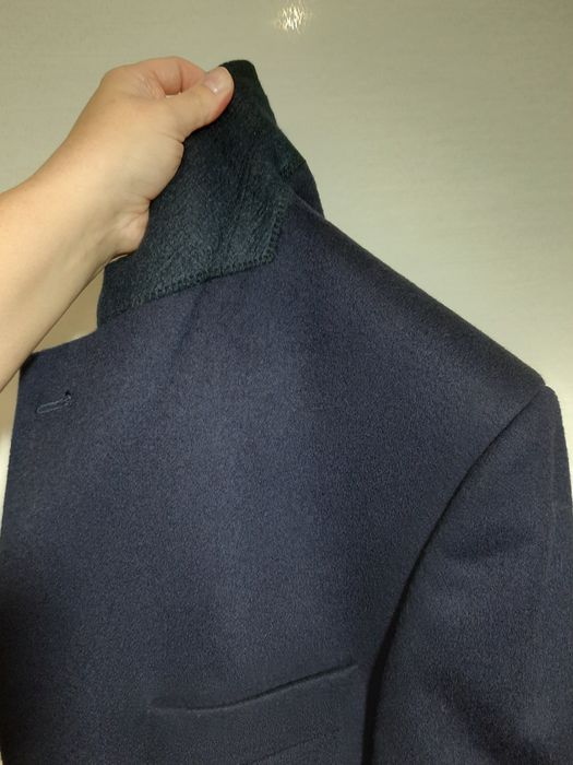 Кашеміровий піджак Hugo  насичений синій колір М