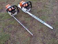 Piła spalinowa gałęziówka Husqvarna Stihl prowadnica 70cm + 2 łancuchy