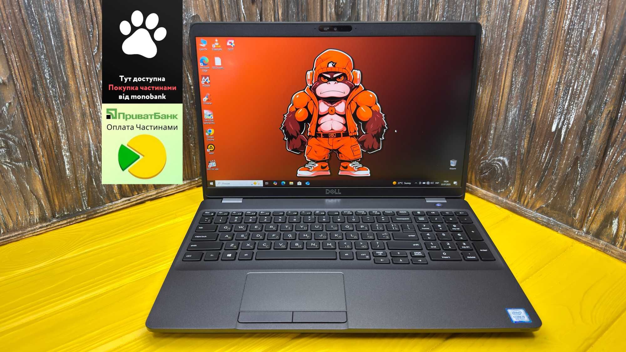 Офисный Ноутбук Dell Precision 3541 (Latitude 5501) /i5-9400H/Есть ОПТ