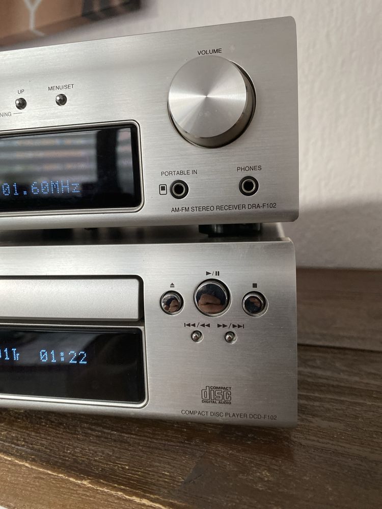 Wieza Denon F-102 srebrna stan bdb polecam