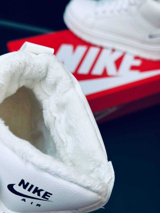 Женские зимние ботинки nike на меху натуральная кожа супер предложение