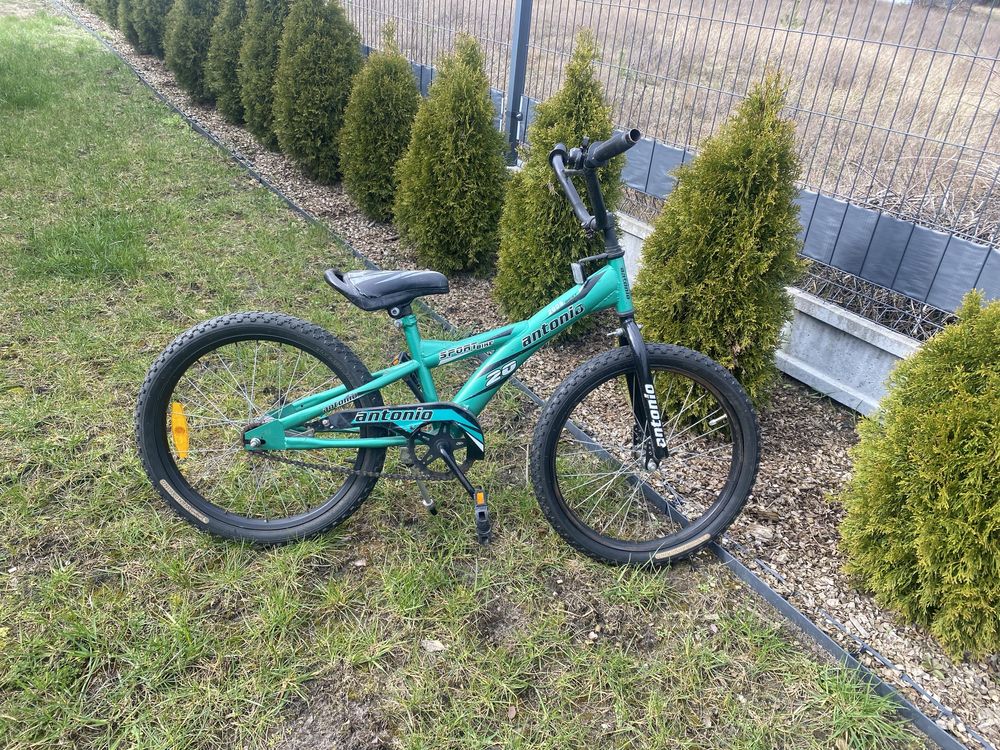 Sportowy rower - zielony