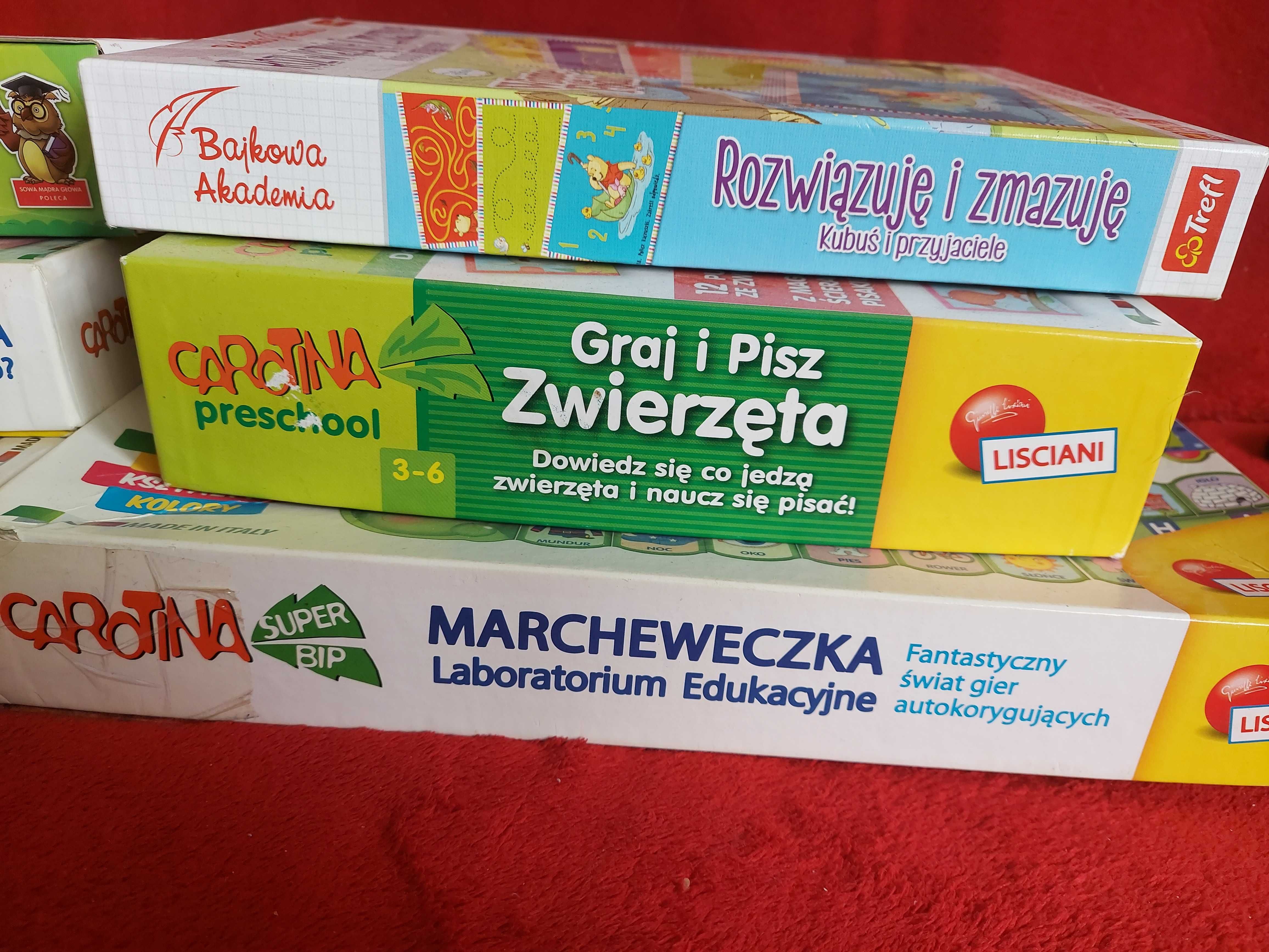 Zestawy edukacyjne układania pisanie zmazywania