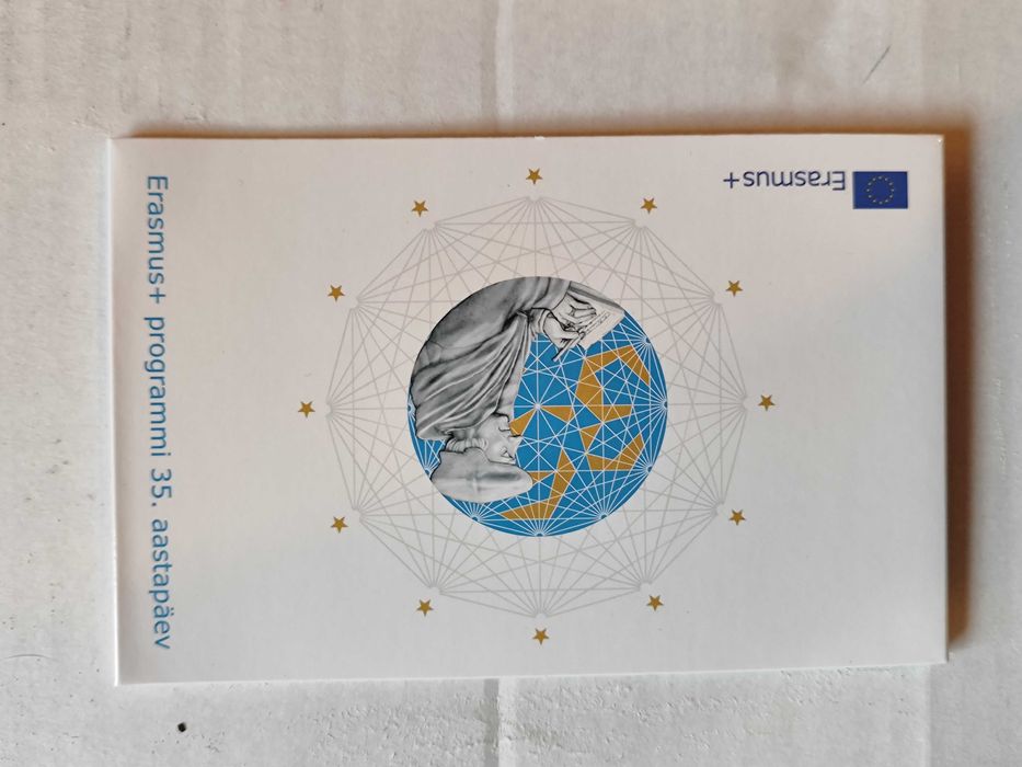 Moeda de 2€ da Estónia (BNC) - Programa Erasmus