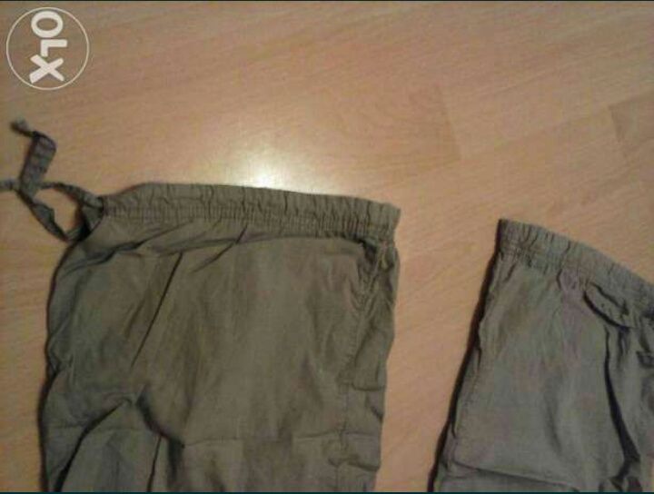 Spodnie ciążowe, bluzka tunika ciążowa H&M Mama, M/L