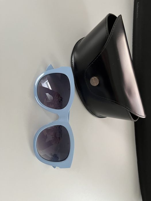 Błękitne okulary mohito + etui filtry
