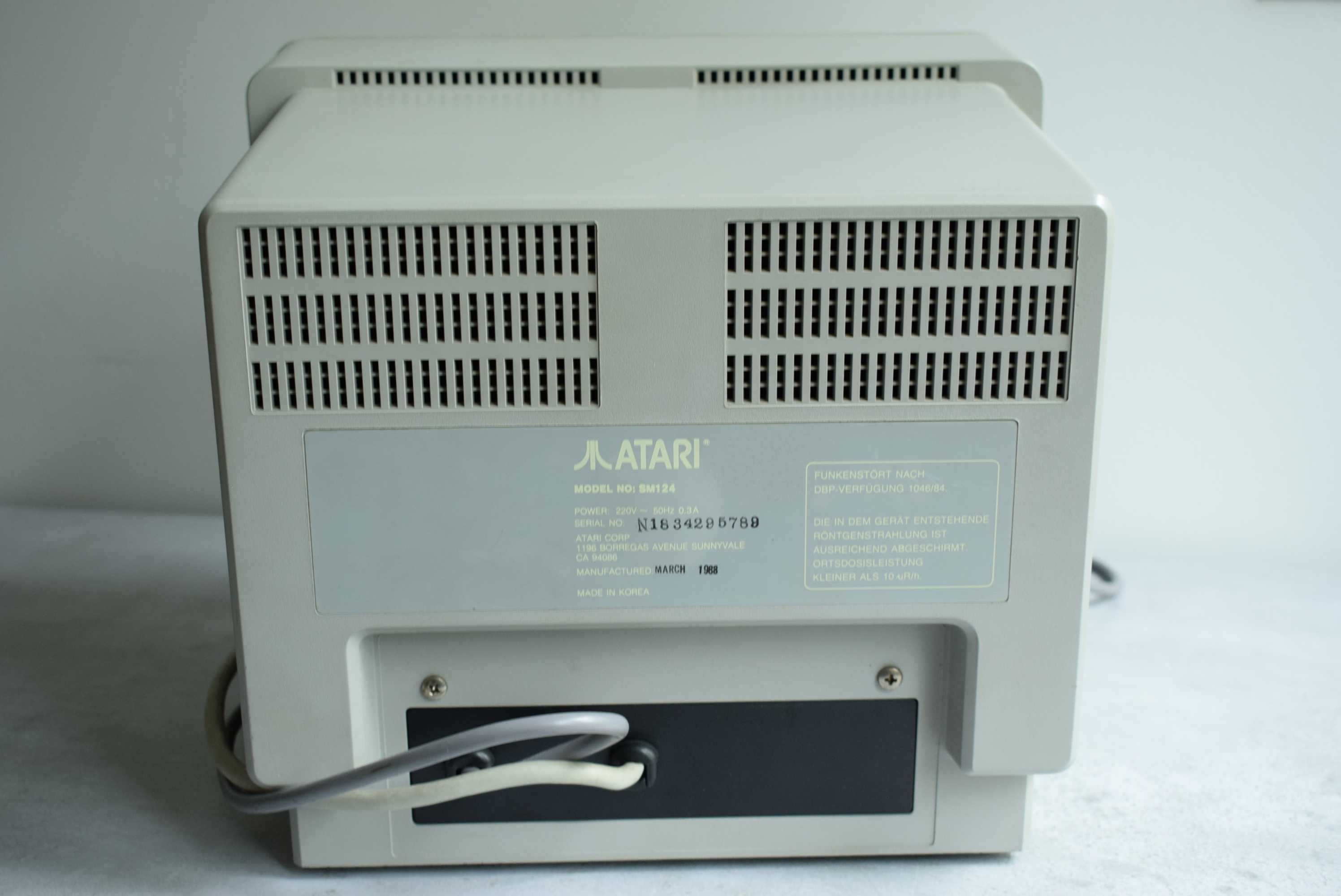 Atari SM124 Monitor do ST