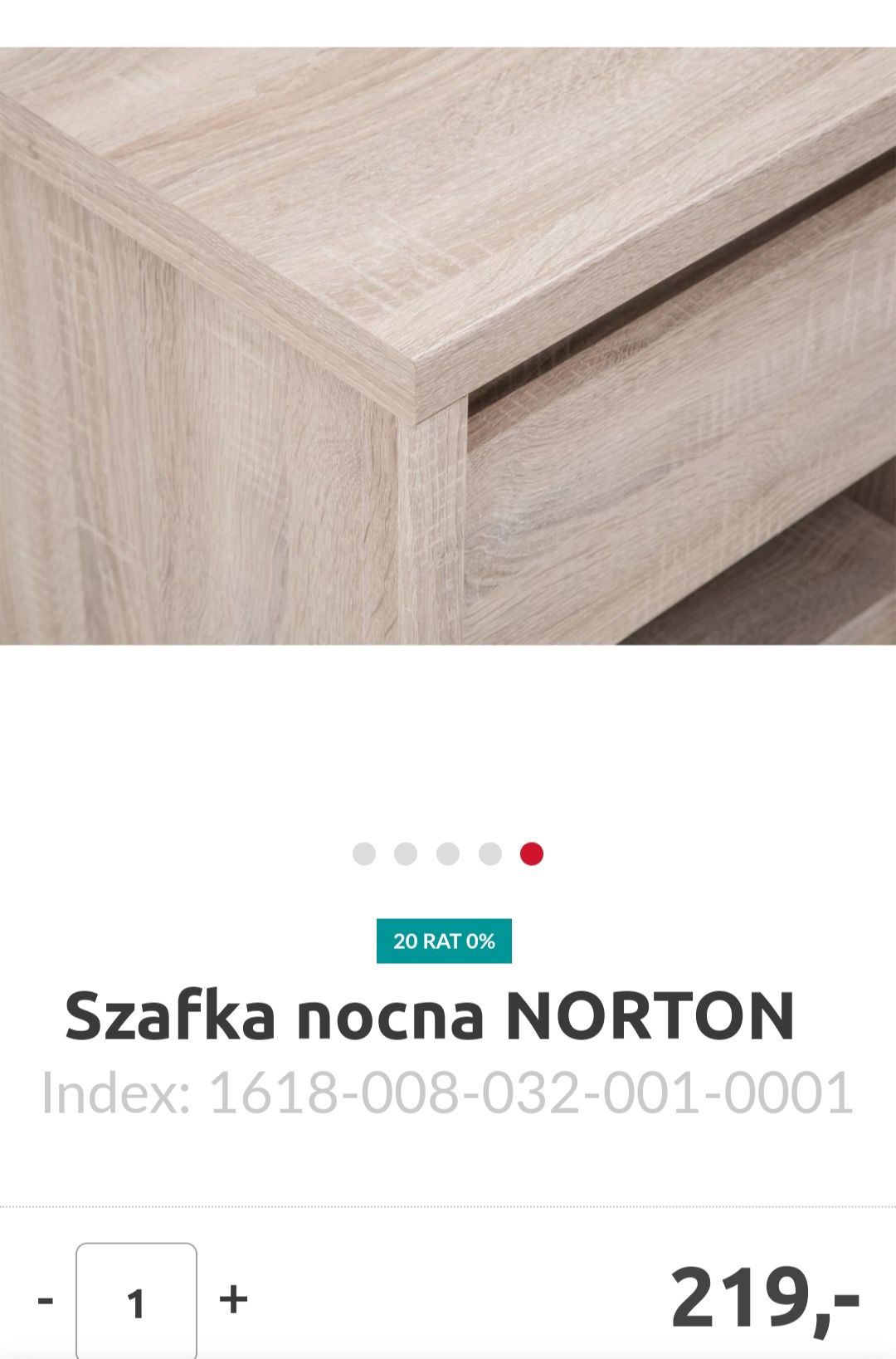 Nowa Szafka nocna Norton