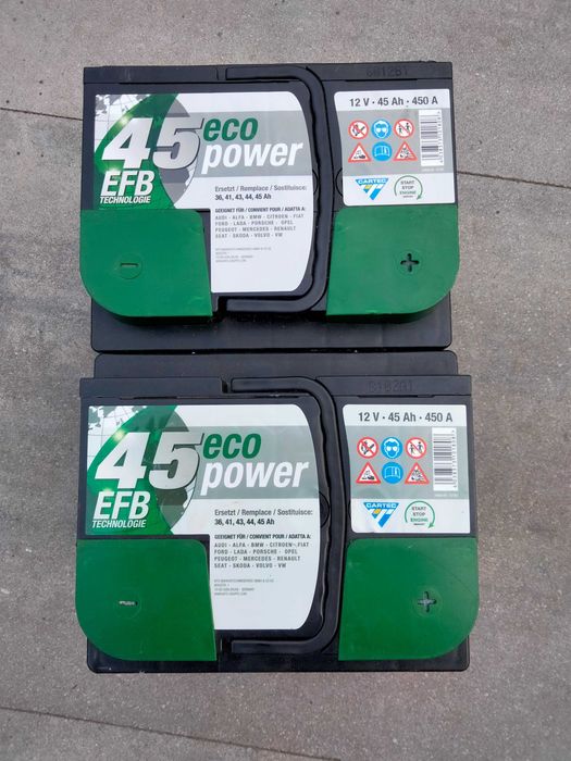 Akumulator Cartec Eco Power EFB START&STOP 45Ah 450A NOWY