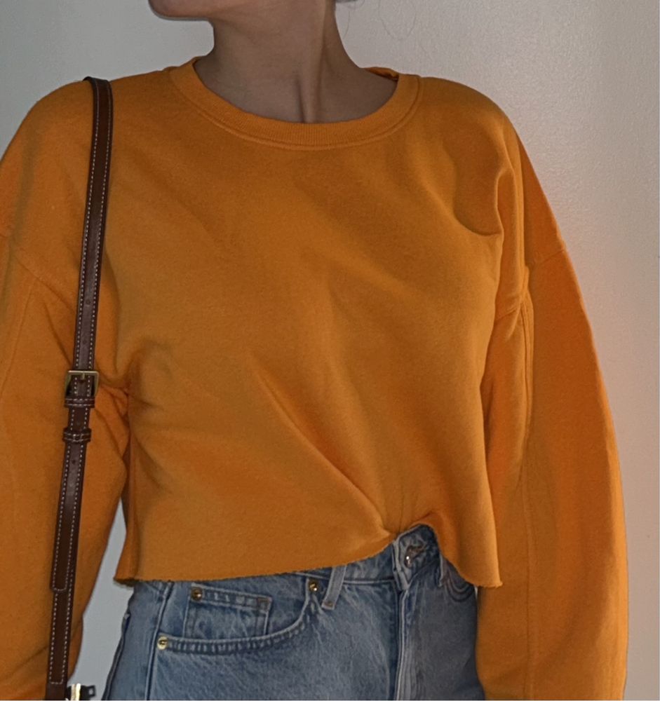 Camisola Cor de Laranja da Zara: Tamanho S