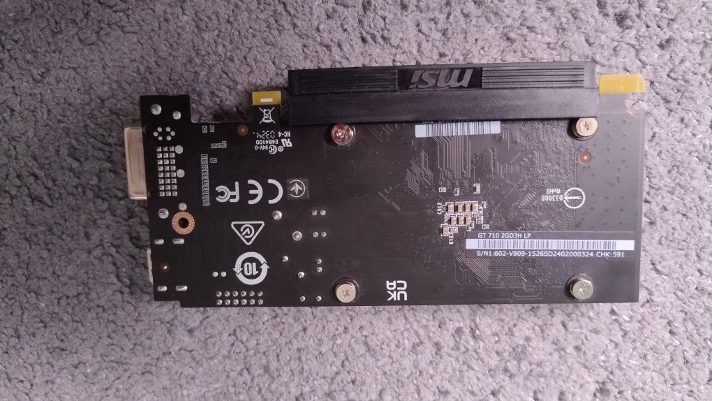 Karta graficzna NVIDIA GeForce GT 710 2Gb low profile od MSI