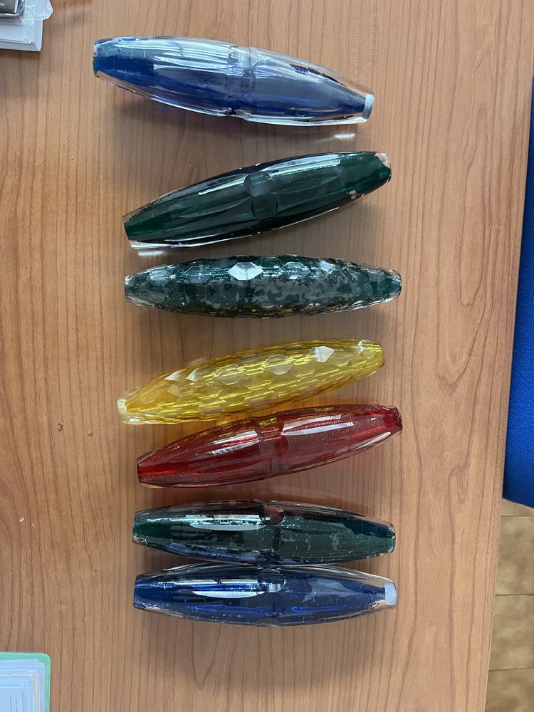 Peças de vidro para candeeiros