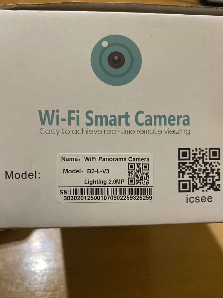 WI-FI Smart Camera B2-L-V3 2.0 MP у формі лампочки 360°