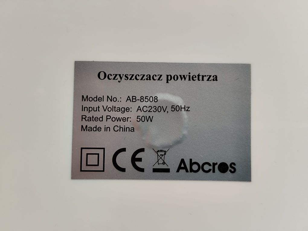 Oczyszczacz powietrza Abcros AB-8508