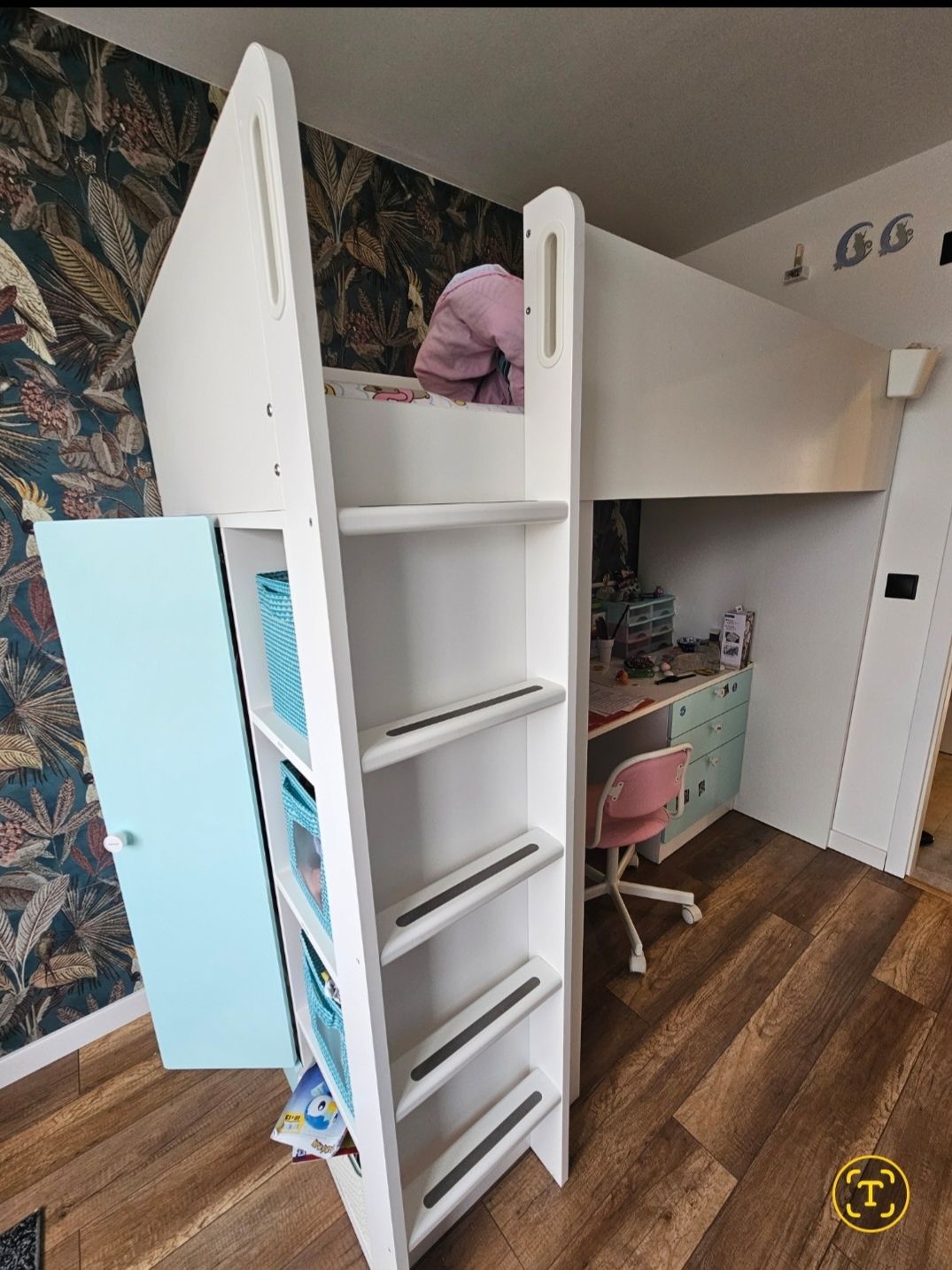 Łóżko, biurko i szafa w jednym! Ikea SMASTAD