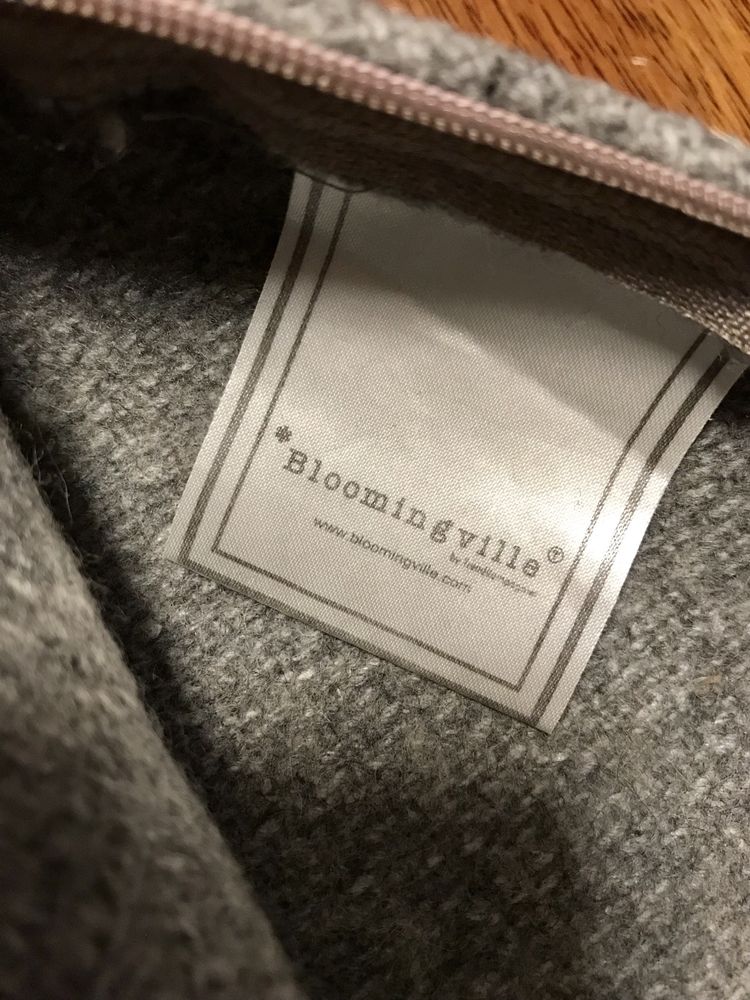Piękna, unikatowa okrągła poszewka na poduszkę Bloomingville