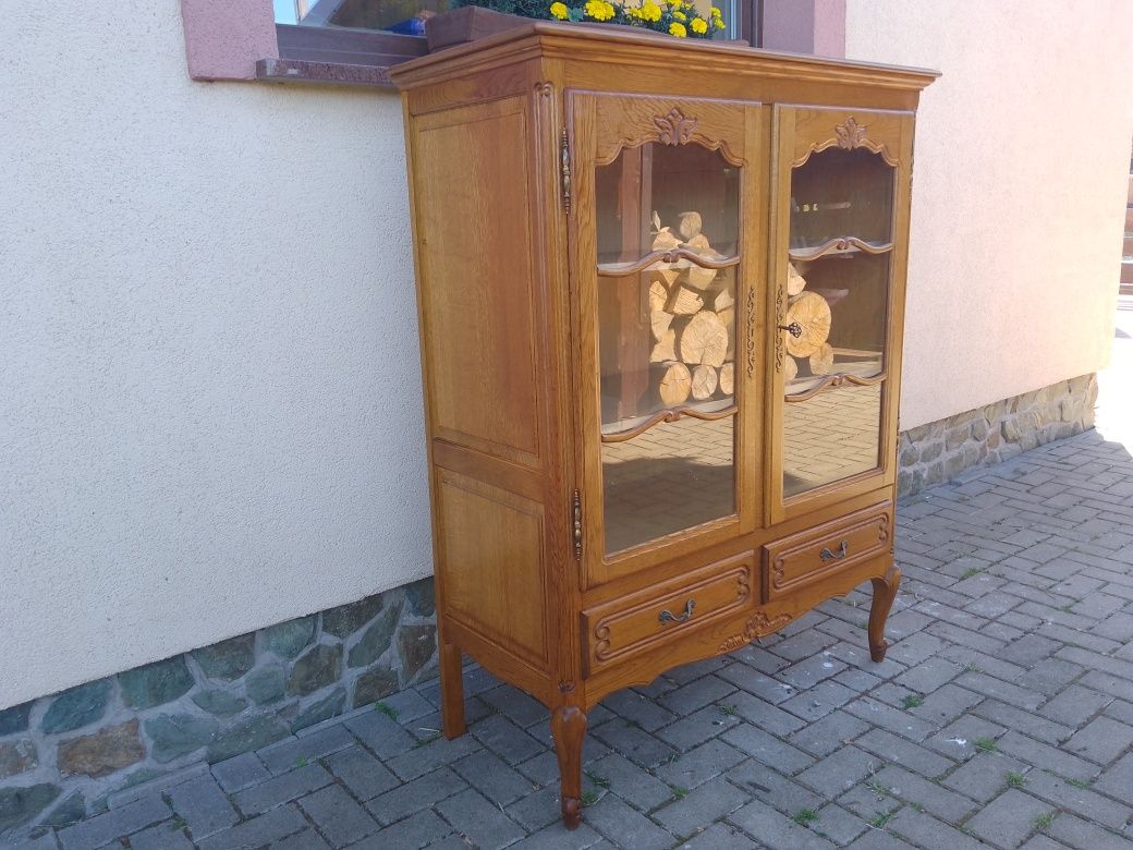 Witryna Ludwikowska Biblioteczka Komoda Serwantka