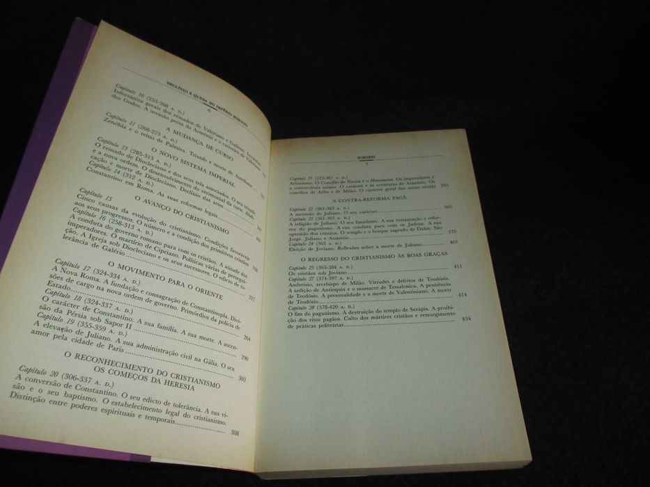 Livro Declínio e Queda do Império Romano Edward Gibbon