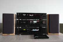 TECHNICS amplituner + magnetofon + CD + głośniki TANNOY