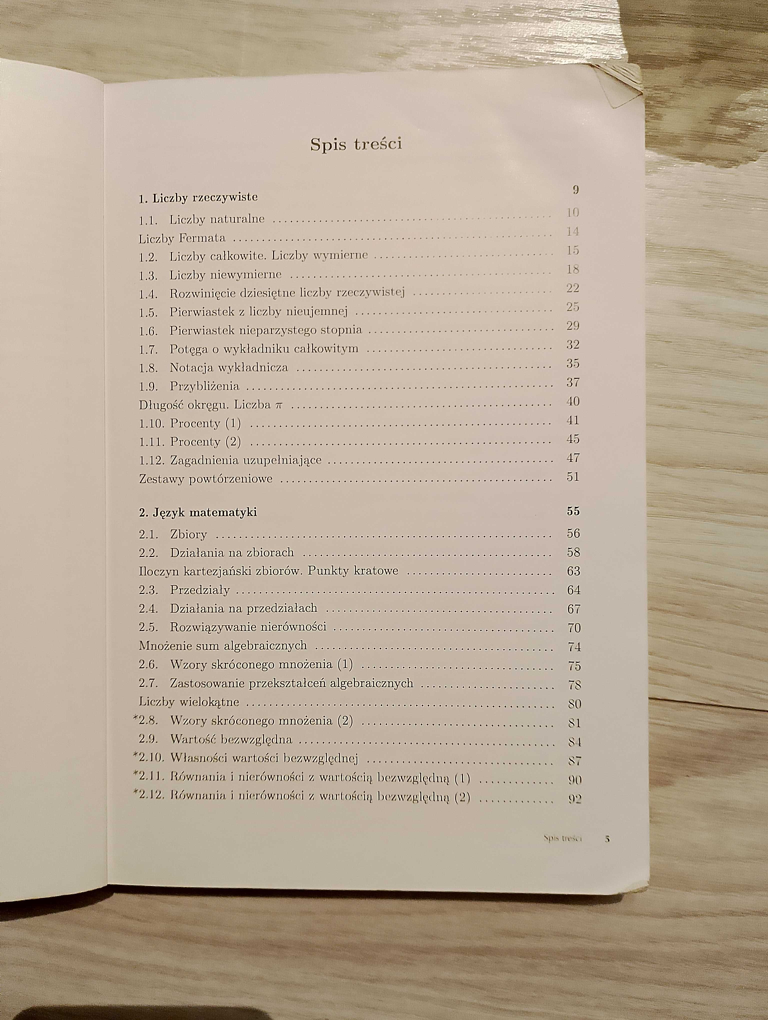 MATeMAtyka 1 Zakres podstawowy i rozszerzony, Podręcznik