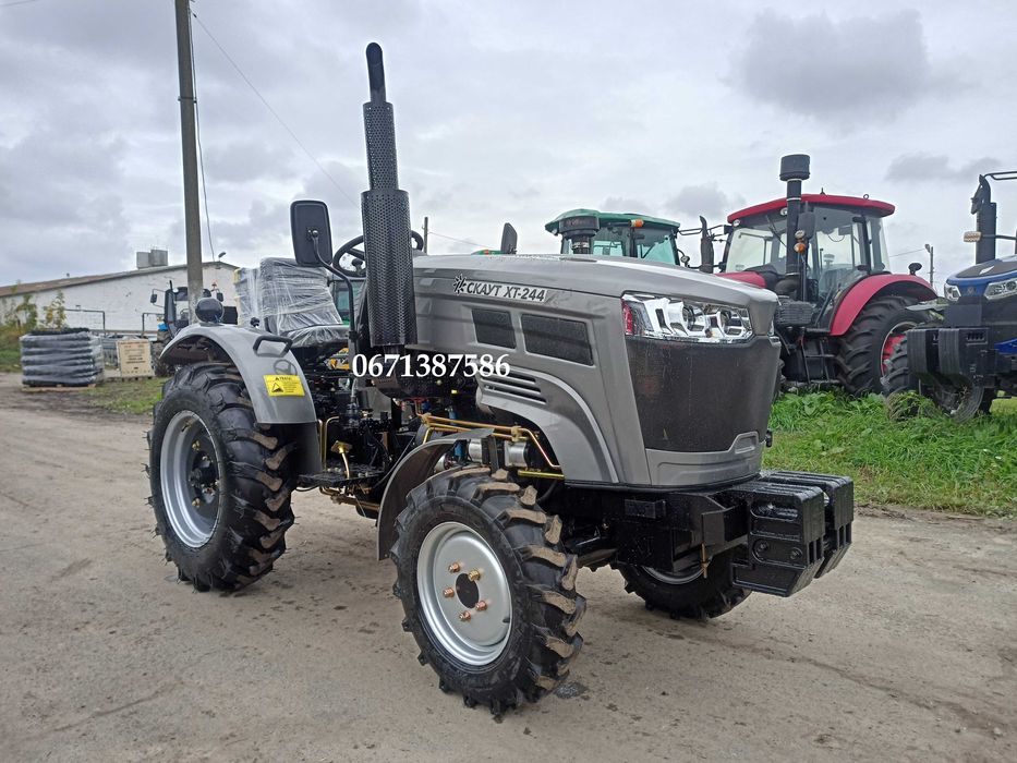 Мiнiтрактор Скаут XT-244(3*1) Редукторний мост 3-цилін Доставка Кредит