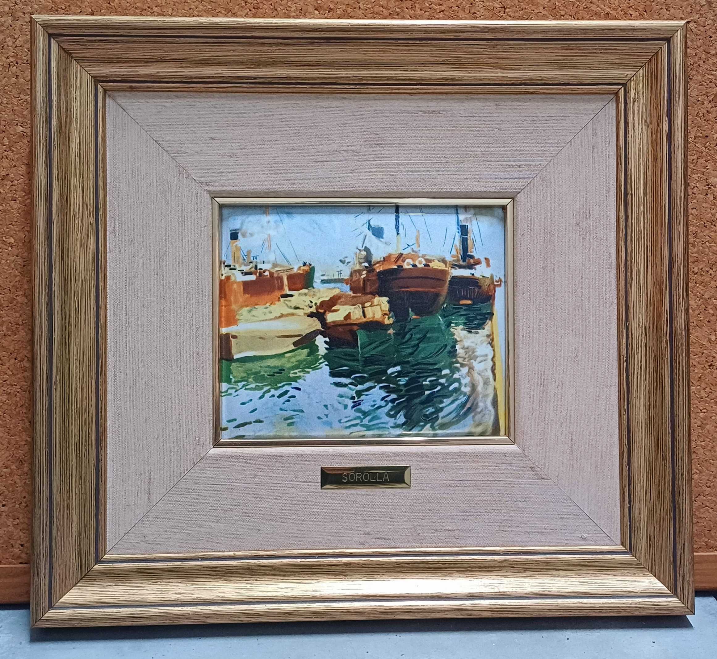 Quadros em esmalte pintado (6 unidades)