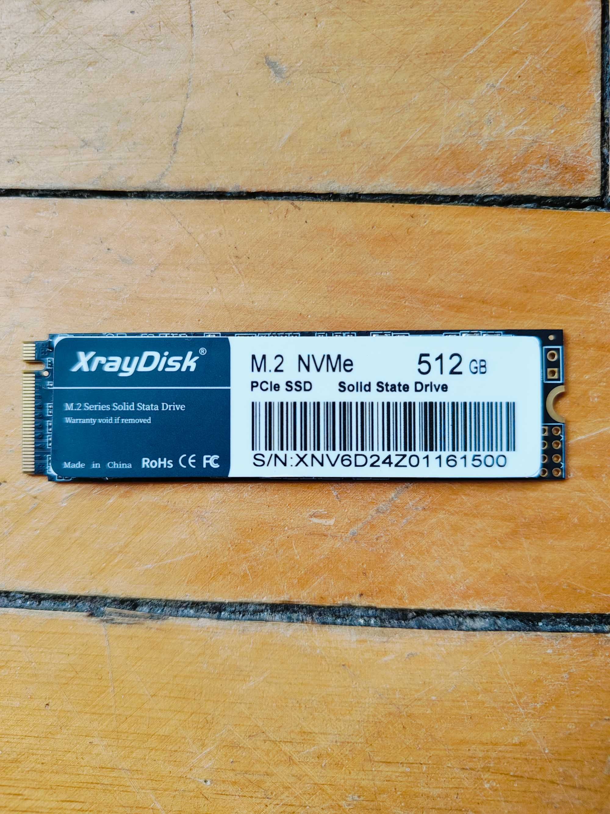 Диск SSD M.2 NVME XrayDisk 512 Gb  Gen3*4 SSD 2280 (новий)